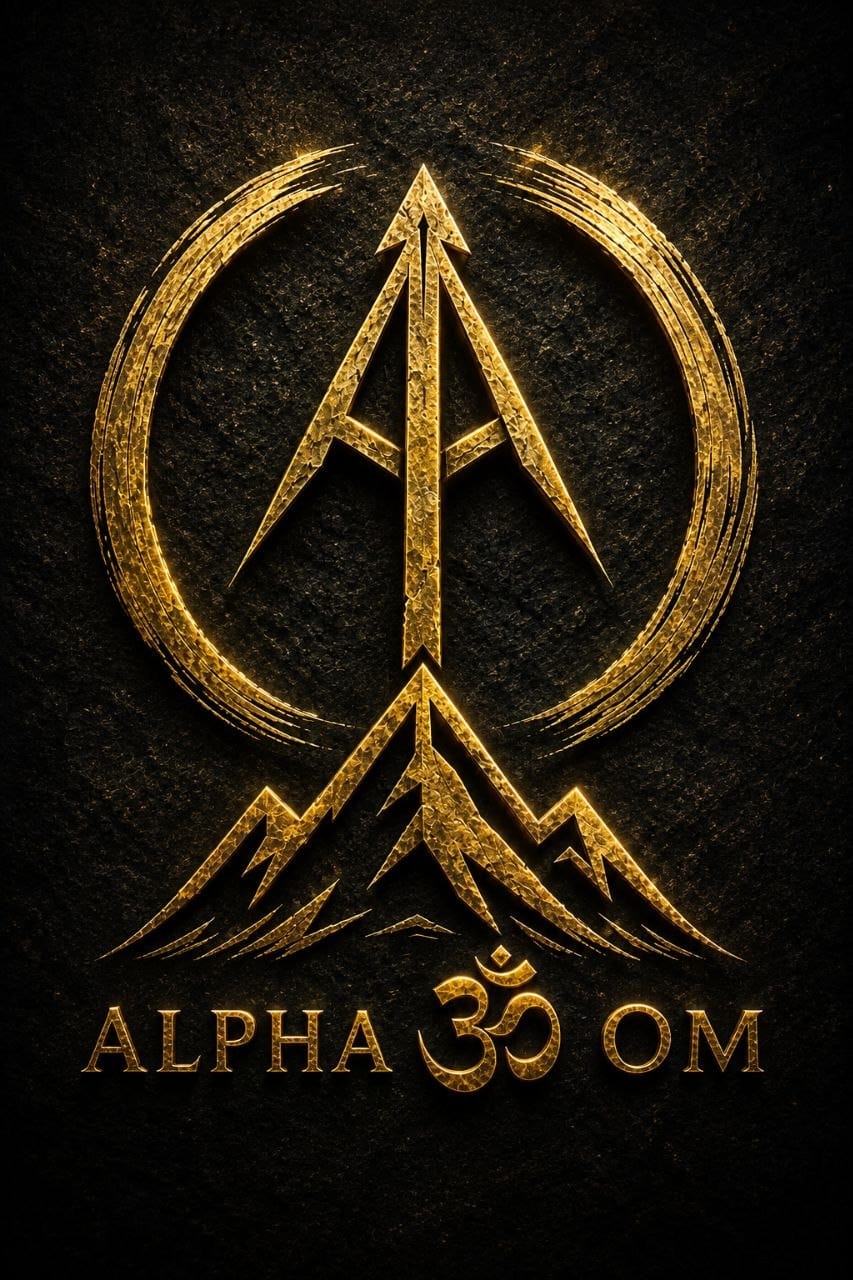 Alpha & Om Logo
